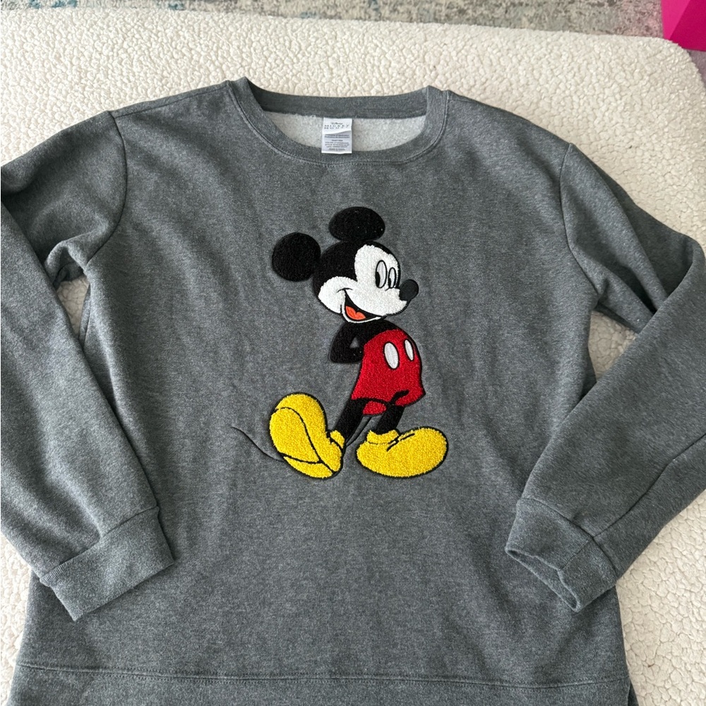 Disney Chenille Patch Print Mickey Super Soft Swe… - image 1